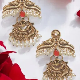 OOMPH Floral Drop Earrings-image-81
