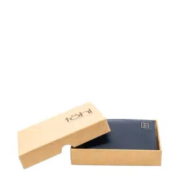 Tohl Navy Casual Leather Bi-Fold Wallet for Men image 5