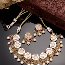 Anouk kundan necklace set-picture-8