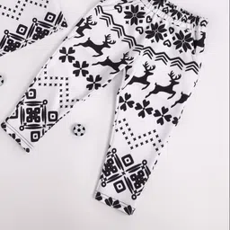 ALANTA Unisex Kids Printed T-shirt with Pyjamas image 4