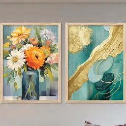 WALLLANE Brown Wood Wall Art-picture-35