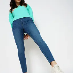 Only Blue Blended Super Skinny Fit High Rise Jeans-image-55