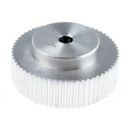 RS PRO 6.4x2 mm Aluminium Timing Belt Pulley 60 Tooth Model No 7784806-image-1