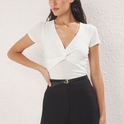 Trendyol V-Neck Fitted Top-picture-27