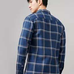 PAUL STREET Men Standard Slim Fit Opaque Checked Casual Shirt image 5