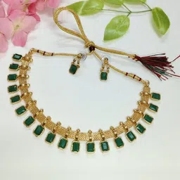 Gyaan Jewels Artificial Stones Studded Jewellery Set-picture-30