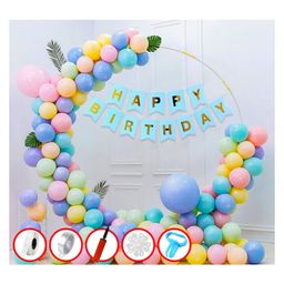 Bubble Trouble Foil Pastel Balloons For Birthday Decorations Set Balloon Decoration  Set For Boy Rainbow Theme Birthday Party Supplies Balloon Arch Kit-56 Pcs-picture-30