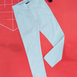 Pantaloons Junior Solid Trousers - Crystal Blue-image-58