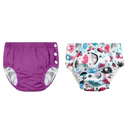 Chinmay Kids Reusable Swim Diaper Pants Pack of 2 Soft Adjustable and Leak-Proof Unisex Swimming Pool Wear for Infant Boys and Girls-picture-26