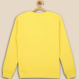 Kidsville Full Sleeves Hello Kitty Printed Sweatshirt - Yellow image 3