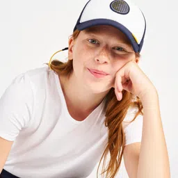 tribord Kids' sailing cap Sailing 500 Ecru blue image 5