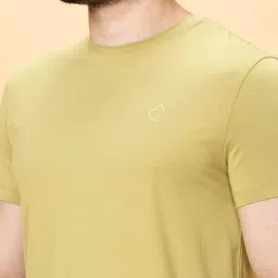 Being Human Green Regular Fit Crew T-Shirt image 4