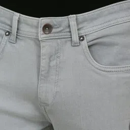 Louis Philippe Grey Regular Fit Jeans image 4