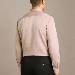 Louis Philippe Pink Regular Fit Shirt image 2