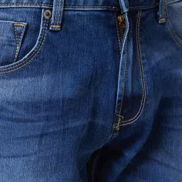 Spykar Blue Comfort Fit Jeans image 4