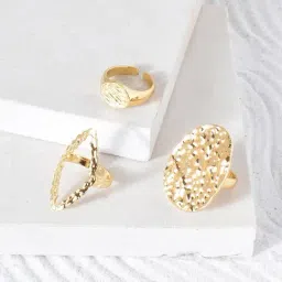 Joker & Witch Ariadne Gold Ring Set for Women image 2