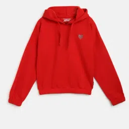lil tomatoes Li'l Tomatoes Kids Red Cotton Hoodie-picture-33