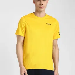 Reebok Yellow Round Neck T-Shirt-image-19