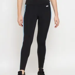 Clovia Black Regular Fit High Rise Tights-picture-41