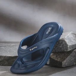 Yoho Women's Accupressure Floats Blue Flip Flops-picture-9