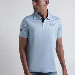 Iconic Men Solid Regular Fit Cotton T-shirt-image-19
