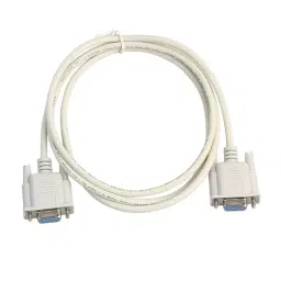 Mak World Serial RS232 Female to Female Null Modem Cable DB9 FTA Direct Connection 9 Pin 1.5 m White-picture-30