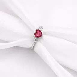 GIVA 925 Sterling Silver Stay With Me Ring Adjustable For Women-picture-10