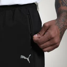 Puma Black Regular Fit Sports Trackpants image 4
