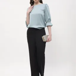 MADAME Blue Regular Fit Top image 4