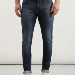 Lee Bruce Blue Skinny Fit Lightly Washed Jeans-picture-17