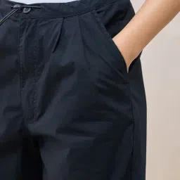 Bewakoof Women's Blue Baggy Oversized Parachute Pant image 5