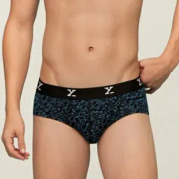 XYXX Black Printed Briefs (Pack of 2) image 2