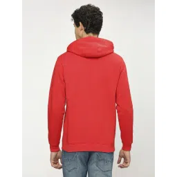 Pepe Jeans Classic Red Regular Fit Printed Hooded Sweatshirt image 2