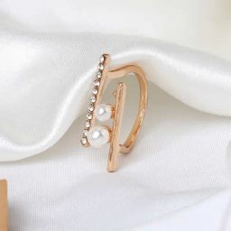 Joker & Witch Tritonia Pearl Gold Ring for Women-picture-8