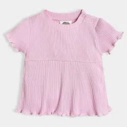 MiArcus Kids Pink Solid Top with Shorts image 4