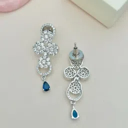 Abdesigns Silver Statement Necklace & Earring Set image 4
