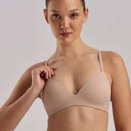 Calvin Klein Underwear Medium Coverage Lightly Padded Non-Wired T-Shirt Bra-image-98