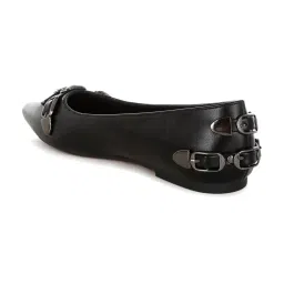 London Rag Women's Black Flat Ballets image 4