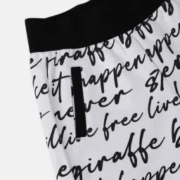 Blue Giraffe Boys Black Pure Cotton Printed Shorts image 4