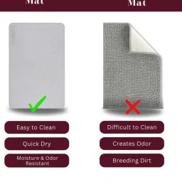 The Artment TerraDry Stone Bath Mat - Non-Slip Super Absorbent Diatomaceous Earth Stone Mat Large image 4