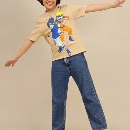 Kidsville Naruto Printed Regular Fit T-Shirt For Boys image 4