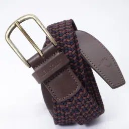 Allen Solly Brown Leather Waist Belt for Men-image-57