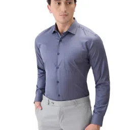 Park Avenue Grey Pure Cotton Slim Fit Formal Shirt-image-83