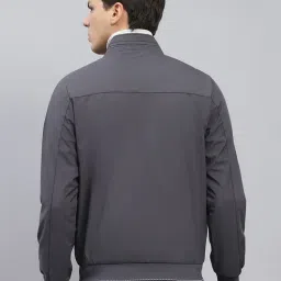 Monte Carlo Grey Regular Fit Reversible Jacket image 2