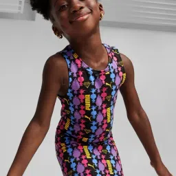 Puma Girls Black Cotton Printed Dress-image-54