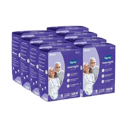 Dignity Set Of 8 Overnight Tape Style Adult Diapers - M - 10Pcs Each-image-37