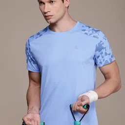 WROGN Abstract Detailed Round Neck Training T-shirt-picture-26
