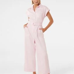 Forever New Baby Pink Blended Maxi Jumpsuit-picture-22