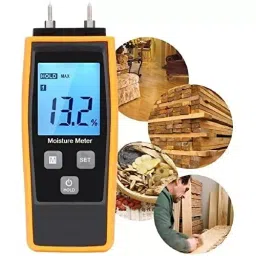 amiciSense Moisture Meter Digital Humidity Tester for Wood Cement Motor, Wall, Firewood, Paper image 2