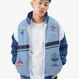 The Souled Store Multicolored Loose Fit ISRO : Above And Beyond Racer Printed Jackets-picture-20